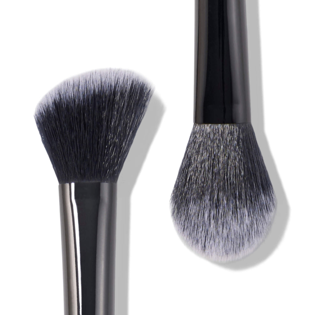 Dual-Ended Highlighter + Blush Brush
