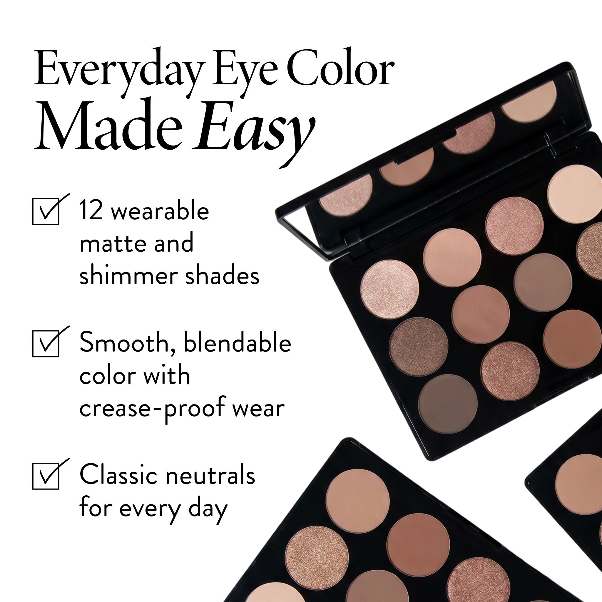 The Wearables Multi-Finish Eyeshadow Palette: Beauty Basics