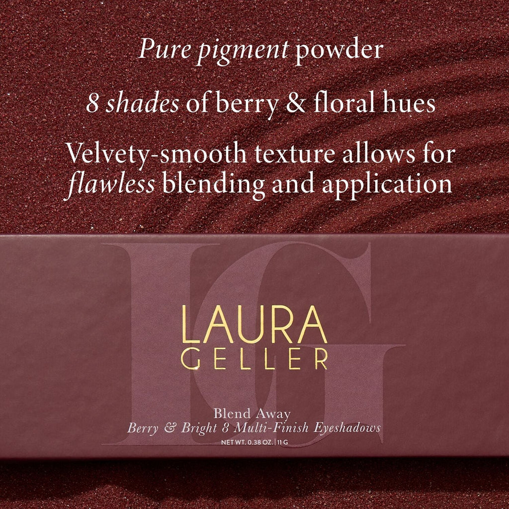 Blend Away Berry & Bright 8 Multi-Finish Eyeshadows