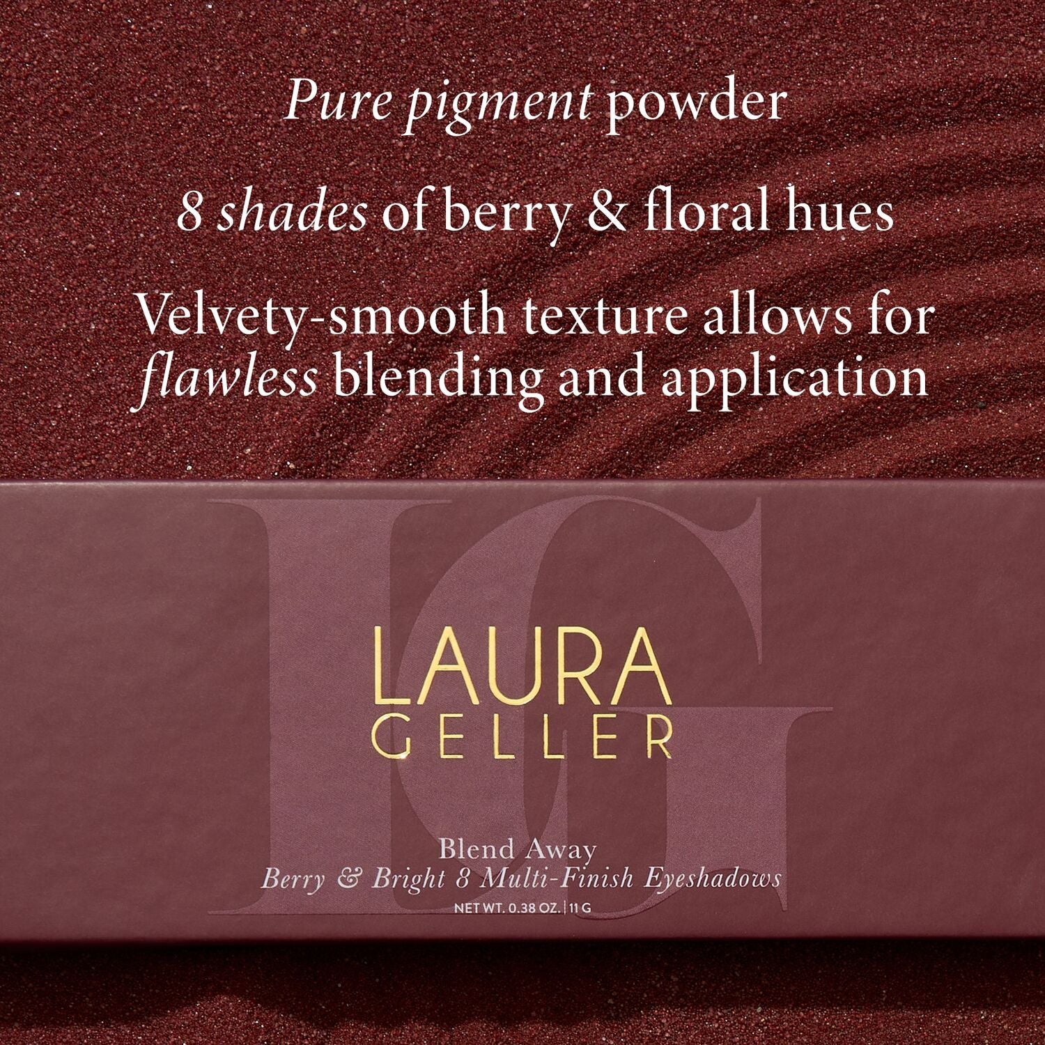 Blend Away Berry & Bright 8 Multi-Finish Eyeshadows