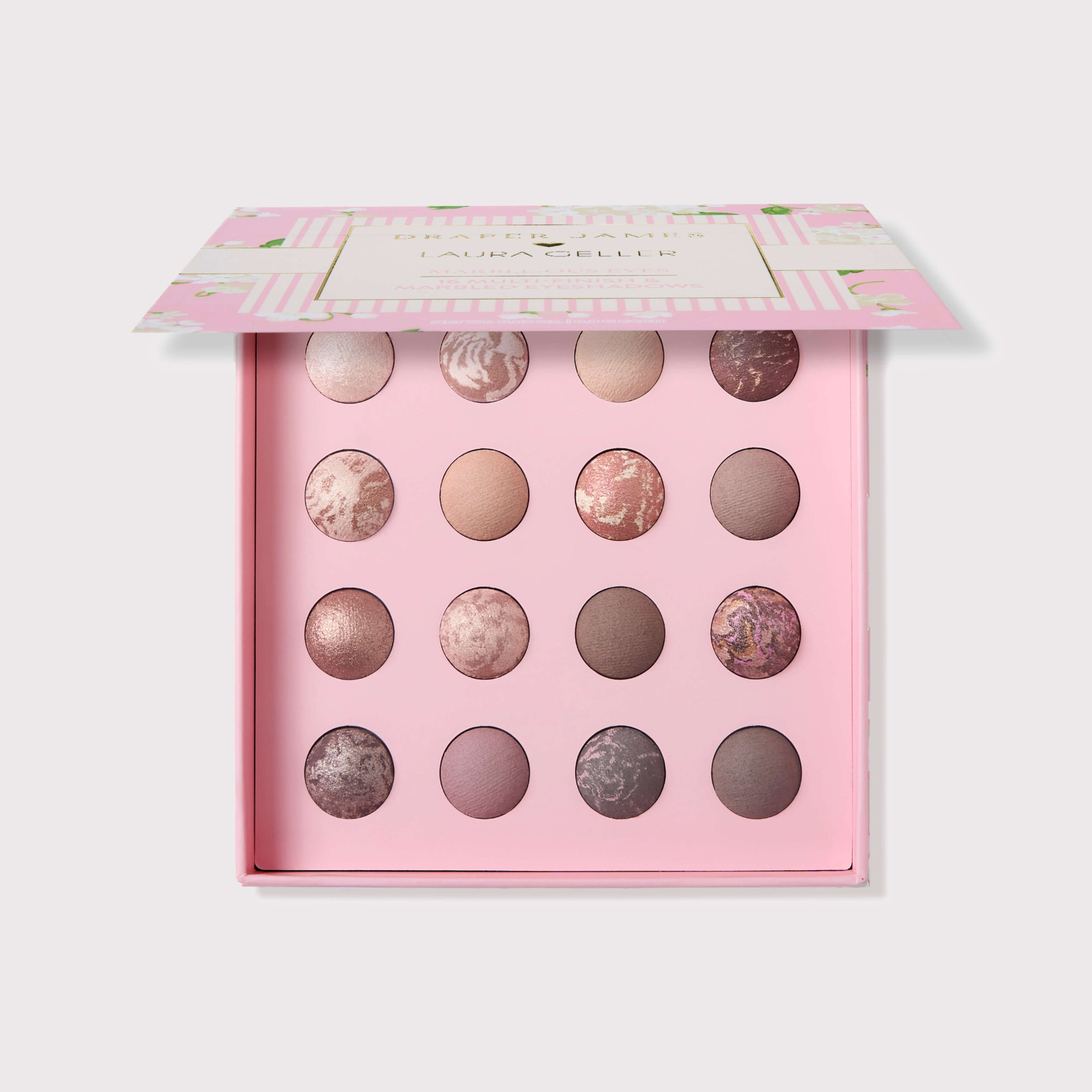 Draper James x Laura Geller Marble-ous Eyes 16 Multi-Finish & Marbled Eyeshadows