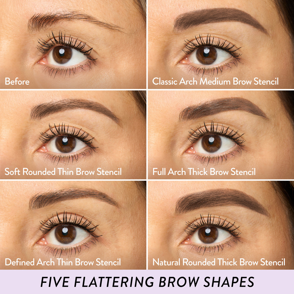 Precision Brow Shaping Stencils